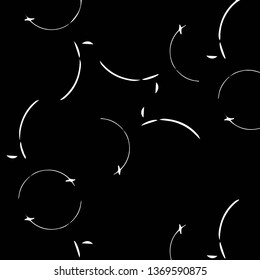 Simple black and white vector illustration. Abstract geometric background pattern