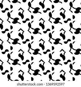 Simple black and white vector illustration. Abstract geometric background pattern