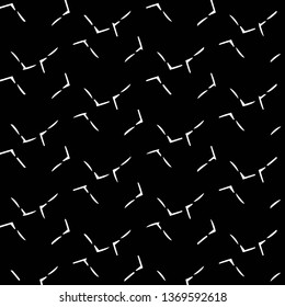 Simple black and white vector illustration. Abstract geometric background pattern