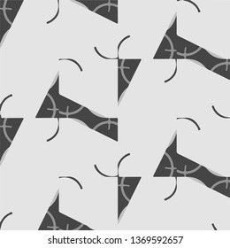 Simple black and white vector illustration. Abstract geometric background pattern