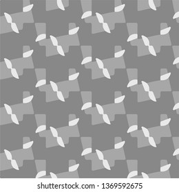 Simple black and white vector illustration. Abstract geometric background pattern