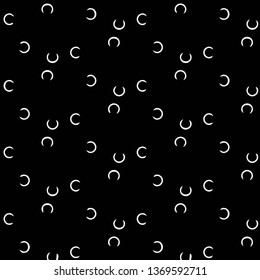 Simple black and white vector illustration. Abstract geometric background pattern