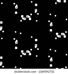 Simple black and white vector illustration. Abstract geometric background pattern