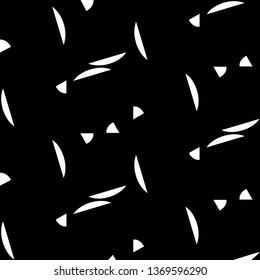 Simple black and white vector illustration. Abstract geometric background pattern