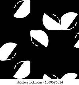 Simple black and white vector illustration. Abstract geometric background pattern