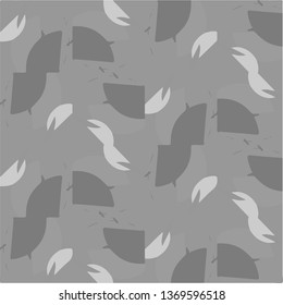Simple black and white vector illustration. Abstract geometric background pattern
