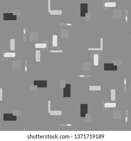 Simple black and white vector illustration. Abstract geometric background pattern