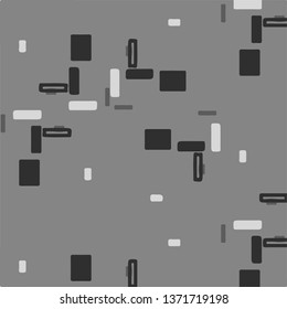 Simple black and white vector illustration. Abstract geometric background pattern