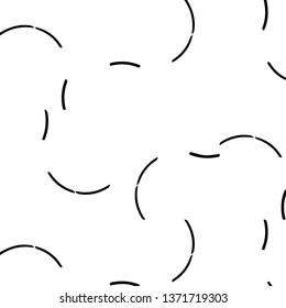 Simple black and white vector illustration. Abstract geometric background pattern