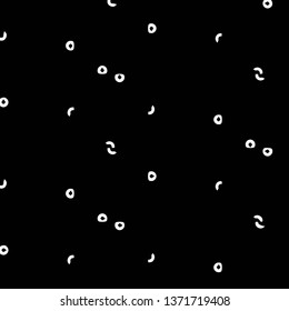 Simple black and white vector illustration. Abstract geometric background pattern