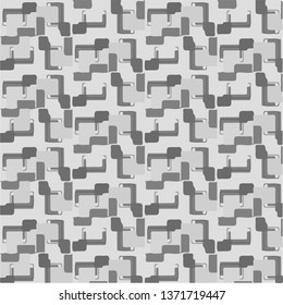 Simple black and white vector illustration. Abstract geometric background pattern