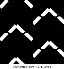 Simple black and white vector illustration. Abstract geometric background pattern