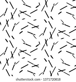 Simple black and white vector illustration. Abstract geometric background pattern
