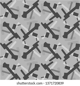 Simple black and white vector illustration. Abstract geometric background pattern