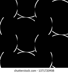 Simple black and white vector illustration. Abstract geometric background pattern