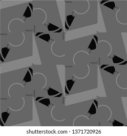 Simple black and white vector illustration. Abstract geometric background pattern