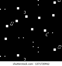 Simple black and white vector illustration. Abstract geometric background pattern