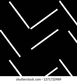 Simple black and white vector illustration. Abstract geometric background pattern