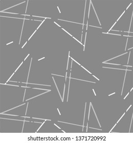 Simple black and white vector illustration. Abstract geometric background pattern