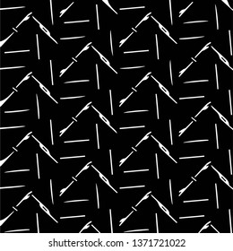 Simple black and white vector illustration. Abstract geometric background pattern