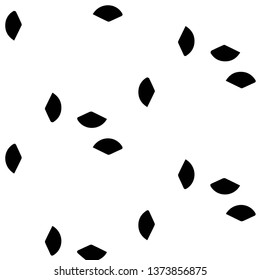 Simple black and white vector illustration. Abstract geometric background pattern