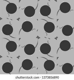Simple black and white vector illustration. Abstract geometric background pattern