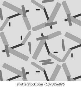 Simple black and white vector illustration. Abstract geometric background pattern