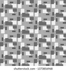 Simple black and white vector illustration. Abstract geometric background pattern