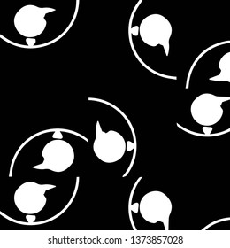 Simple black and white vector illustration. Abstract geometric background pattern