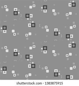 Simple black and white vector illustration. Abstract geometric background pattern