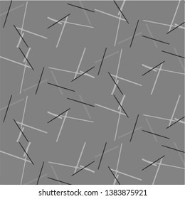 Simple black and white vector illustration. Abstract geometric background pattern