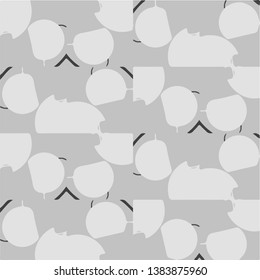 Simple black and white vector illustration. Abstract geometric background pattern
