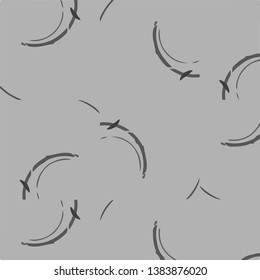 Simple black and white vector illustration. Abstract geometric background pattern