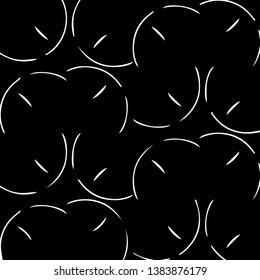 Simple black and white vector illustration. Abstract geometric background pattern