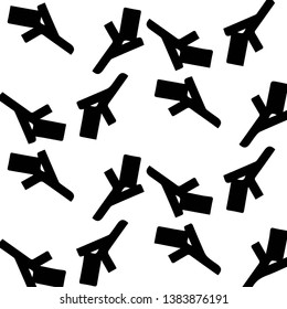 Simple black and white vector illustration. Abstract geometric background pattern