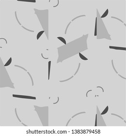 Simple black and white vector illustration. Abstract geometric background pattern