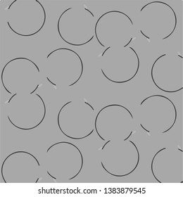 Simple black and white vector illustration. Abstract geometric background pattern