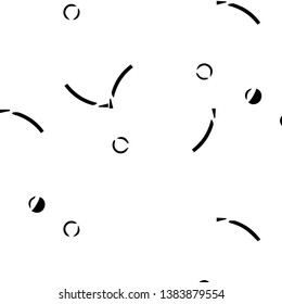 Simple black and white vector illustration. Abstract geometric background pattern
