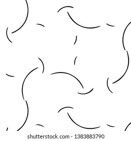 Simple black and white vector illustration. Abstract geometric background pattern