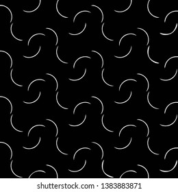 Simple black and white vector illustration. Abstract geometric background pattern