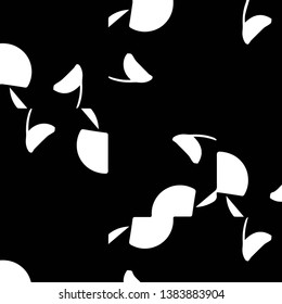 Simple black and white vector illustration. Abstract geometric background pattern