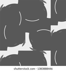 Simple black and white vector illustration. Abstract geometric background pattern