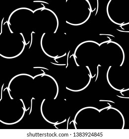 Simple black and white vector illustration. Abstract geometric background pattern