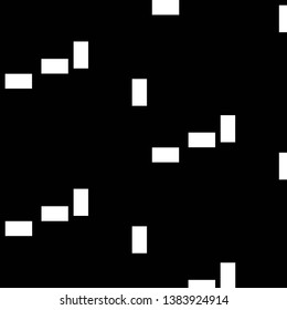 Simple black and white vector illustration. Abstract geometric background pattern