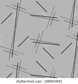 Simple black and white vector illustration. Abstract geometric background pattern
