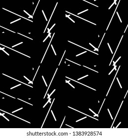 Simple black and white vector illustration. Abstract geometric background pattern
