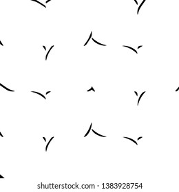 Simple black and white vector illustration. Abstract geometric background pattern