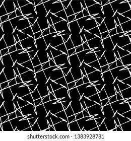 Simple black and white vector illustration. Abstract geometric background pattern