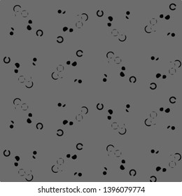 Simple black and white vector illustration. Abstract geometric background pattern