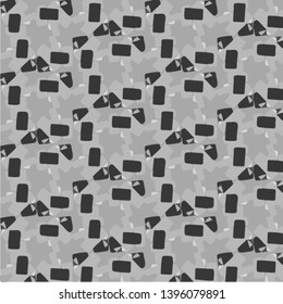 Simple black and white vector illustration. Abstract geometric background pattern